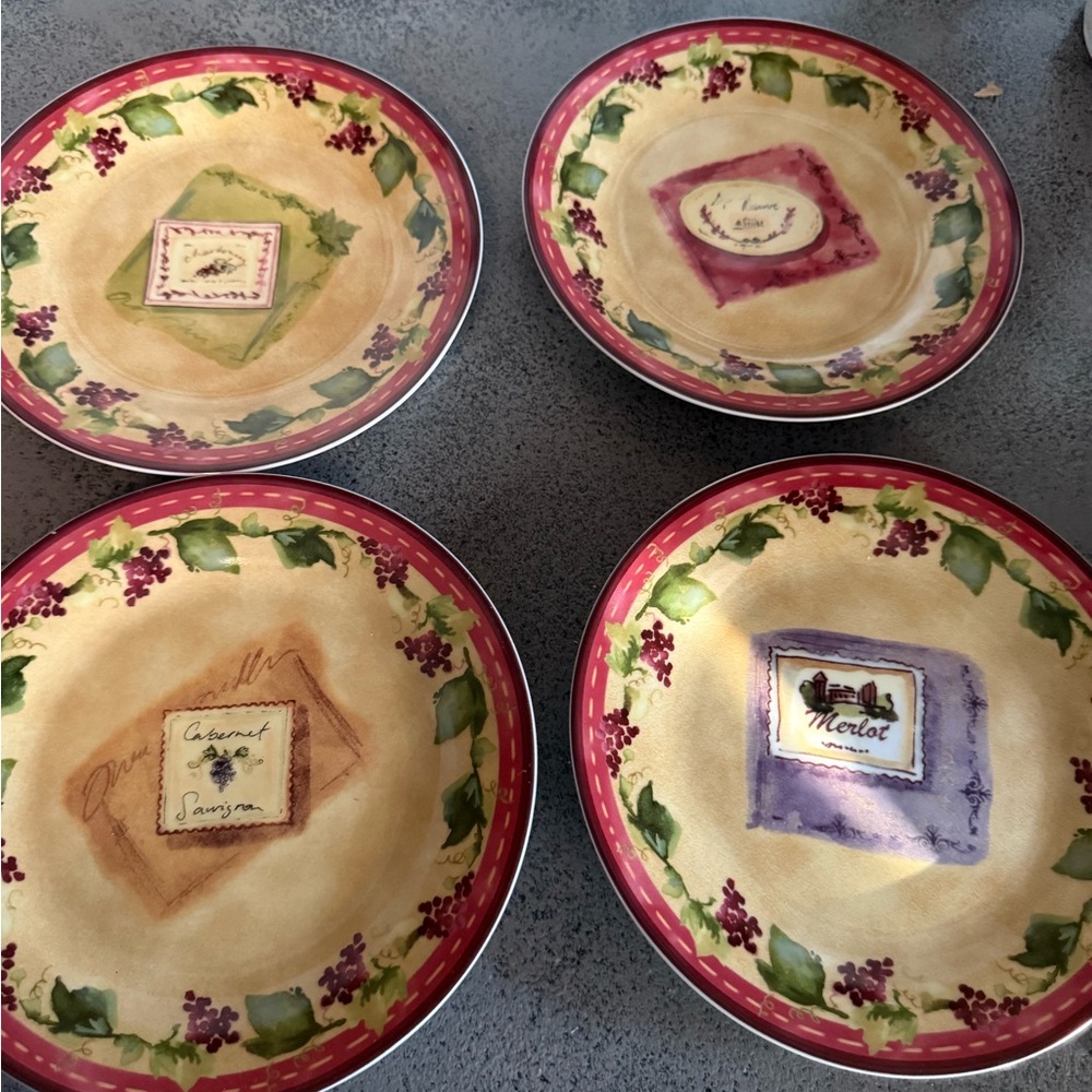 Godinger White Dessert Plate